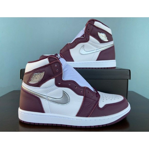 Nike Air Jordan 1 Retro High OG "Bordeaux" Men's Size 8 555088-611 - Picture 1 of 11